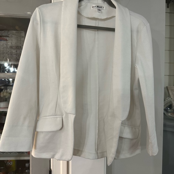 Say What? White Blazer - Picture 2 of 3